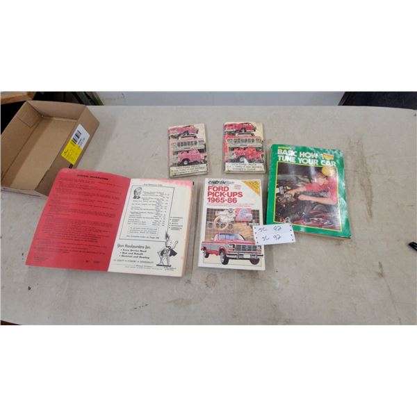 Chilton Ford Pick-UPS 1965-86 Repair Guide, 1979 Ford Truck Owner's Guides, and More