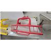 Image 3 : Yellow and Red ATV/UTV Front Brush Guards with Integrated Cargo Racks, Set of Two
