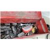 Image 5 : Red Metal Toolbox with Sockets and Dyn Sockets Hand Tools Plumber Torch and More