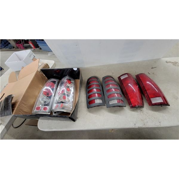 Chevrolet Silverado 1999-2007 Altezza, Ribbed, and OEM-Style Taillight Assemblies and from 90s 3x