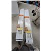 Image 1 : Two Home Decorators Collection 2" White Faux Wood Blinds 48 x 48"
