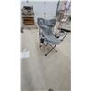 Image 1 : Outbound Folding Quad Camp Chair with Cup Holder, Gray