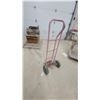 Image 3 : Pink Two-Wheel Upright Hand Truck Dolly with Pneumatic Tires and Steel Toe Plate