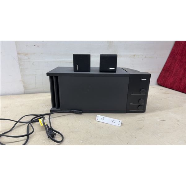 Bose Powered Acoustimass 3 Series II Speaker System with Two Satellite Speakers