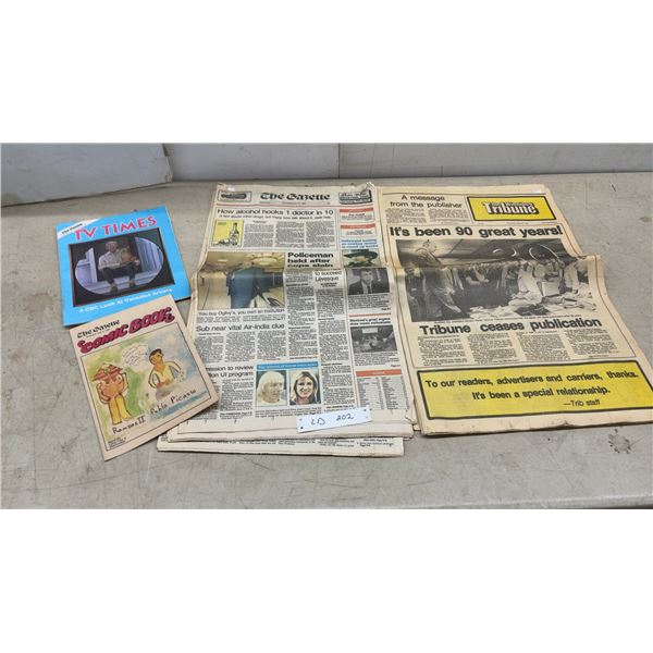 Winnipeg Tribune Final Edition August 27, 1980, Montreal Gazette 1985, and More