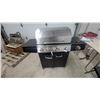 Image 1 : Uniflame Five-Burner Stainless Steel Gas Grill with Side Burner and Storage Cabinet