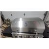 Image 2 : Uniflame Five-Burner Stainless Steel Gas Grill with Side Burner and Storage Cabinet