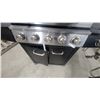 Image 3 : Uniflame Five-Burner Stainless Steel Gas Grill with Side Burner and Storage Cabinet