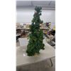 Image 1 : Tabletop Artificial Christmas Tree with C9 Multicolor Lights on Wooden Stand 55" tall0
