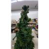 Image 4 : Tabletop Artificial Christmas Tree with C9 Multicolor Lights on Wooden Stand 55" tall0