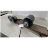 Image 4 : Belt-Driven Motorized Pump Assembly on Wooden Base with Electric Motor