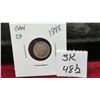 Image 1 : Canadian 1888 Queen Victoria 5 Cents Silver Coin
