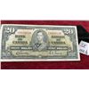 Image 1 : 1937 Bank of Canada Twenty Dollar Banknote, King George VI, Serial E/E 8829150
