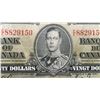 Image 3 : 1937 Bank of Canada Twenty Dollar Banknote, King George VI, Serial E/E 8829150
