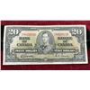 Image 4 : 1937 Bank of Canada Twenty Dollar Banknote, King George VI, Serial E/E 8829150