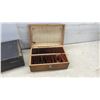 Image 3 : Three Vintage Photographic Slide Storage Cases Including Two Black Cases and One Wooden Box