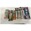Image 3 : Collection of Fishing Lures: NASCAR Fan Fueler Crank Baits, Yoshikawa, Johnson SlimFish, and More