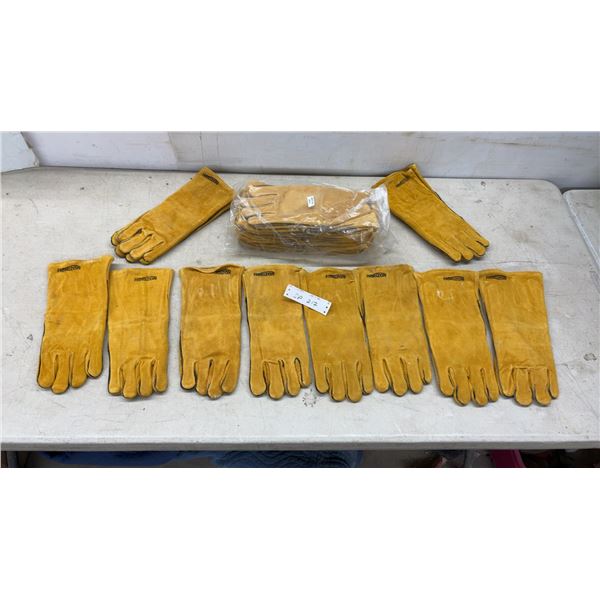 New 12 Pairs Horizon Leather Work Gloves