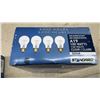 Image 4 : 10 Packs Standard A19 100-Watt 130-Volt Clear Incandescent Light Bulbs, 6000-Hour, 4-Pack