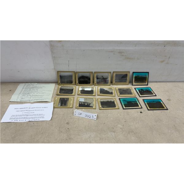 WWI Original Action Glass Lantern Slides