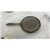 Image 5 : Silver-Plated Seven-Piece Vanity Dresser Set with Embossed Floral Design and More