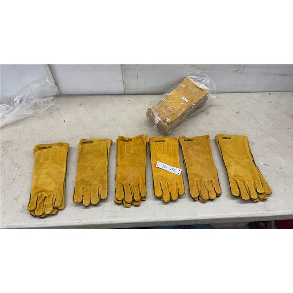 New 12 Pairs Horizon Leather Work Gloves