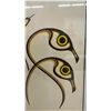 Image 4 : Robert Kakegamic Ojibway Woodland Style Stylized Birds 1981 Framed Print, 14 x 12"