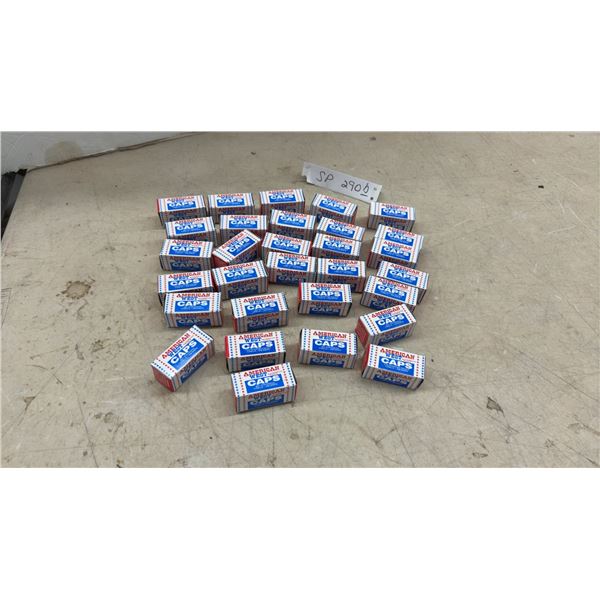 30 Boxes Caps for Repeating Pistols, 250 Shots per Package