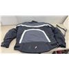 Image 5 : Joe Rocket Meteor Textile Motorcycle Jacket, Size 3XL, Black with White Accents with Zip Out Lining