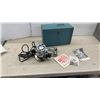 Image 5 : Vintage & Working: Craftsman 7" Electric Circular Saw and Black & Decker Router with Cases