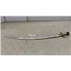 Image 1 : Indian Talwar Sabre with Curved Steel Blade and Brass D-Guard Hilt, 36" Blade