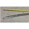 Image 4 : Indian Talwar Sabre with Curved Steel Blade and Brass D-Guard Hilt, 36" Blade