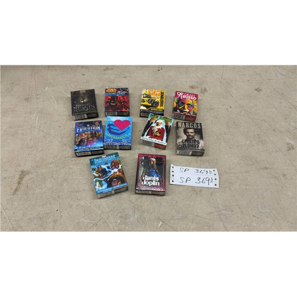 10 Sealed Playing Card Decks: Star Wars, Transformers, Fantastic Beasts, and More