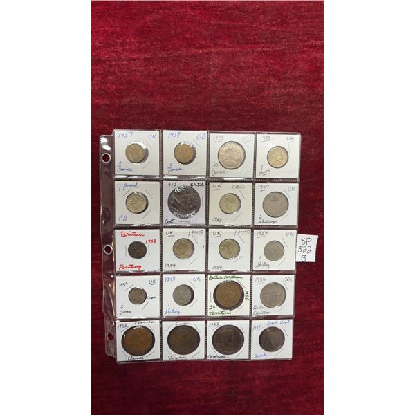 20 Vintage Great Britain Coins