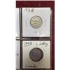 Image 8 : 20 Vintage Canadian 1920's to 1950's- Nickels