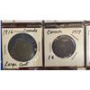 Image 10 : 12 Canadian Large Cents 1906-1918