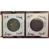 Image 12 : 12 Canadian Large Cents 1906-1918