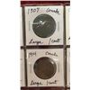 Image 4 : 12 Canadian Large Cents 1906-1918