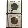 Image 6 : 12 Canadian Large Cents 1906-1918