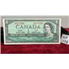 Image 1 : 1954 Bank of Canada One Dollar Bill, Beattie-Rasminsky, Serial L/Z 6171329