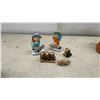 Image 11 : Assorted Vintage Porcelain Teacups, Saucers, Gravy Boat, Side Plates, Salt Pepper Shakers and More