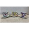 Image 11 : E.S.D. Japan Hand-Painted Bluebird Cookie Jar, (Has Small Chips - Pictured), Milk Glass Dishes