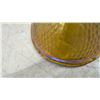 Image 4 : Amber Carnival Glass Hen on Nest Dish, Green Measuring Cup, Pyrex Refrigerator Dish.