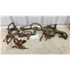 Image 1 : Antique Newhouse-Style Double Long Spring Steel Jaw Leg-Hold Traps