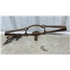 Image 4 : Antique Newhouse-Style Double Long Spring Steel Jaw Leg-Hold Traps