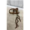 Image 6 : Antique Newhouse-Style Double Long Spring Steel Jaw Leg-Hold Traps