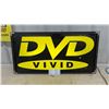 Image 1 : DVD Vivid Illuminated Promotional Retail Display Sign by Dynamic Displays 30 x 15 x 5