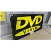 Image 2 : DVD Vivid Illuminated Promotional Retail Display Sign by Dynamic Displays 30 x 15 x 5