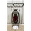 Image 1 : GSW Beacon Kerosene Lantern with Red Signal Globe, Made in Canada 16"