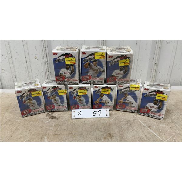 9 Topps SportClix MLB Booster Packs